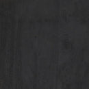 19" Black Solid Wood Backless Bar Chair