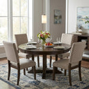 Silver Frosted Glass Hanging Light