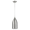 Silver Hanging Light with Glass Studs