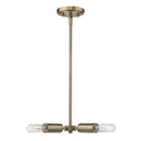 Gold Four Light Metal Dimmable Chandelier