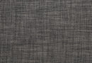 Set of Two 26" Gray And Black Fabric And Wood Counter Height Bar Chairs